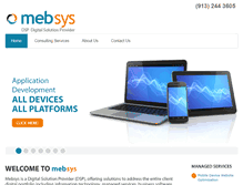 Tablet Screenshot of mebsys.com